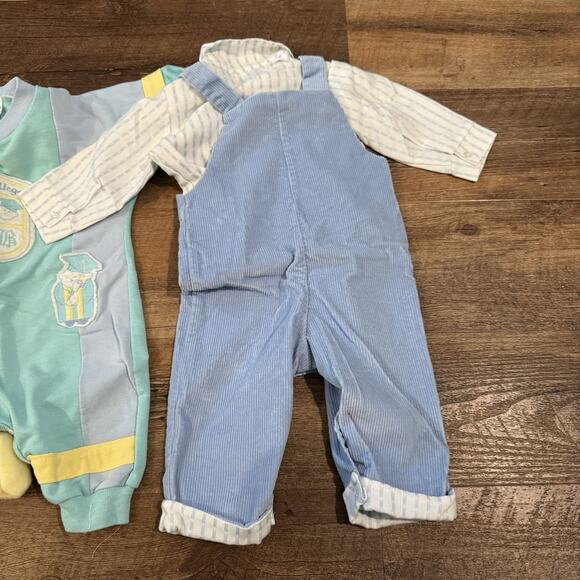 Vintage Baby Boy Clothes 6-9 Mo 4-Outfit Lot 1990s Buster Brown Healthtex READ - Picture 11 of 16